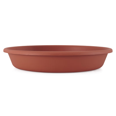 The HC Companies 21 Inch Planter Saucer for Classic Pot Containers, Clay Color - VMInnovations
