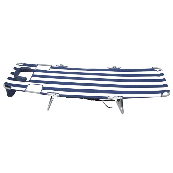 Ostrich Backpack Chaise Lounge, Beach Camping Chair with Storage Bag (Open Box)