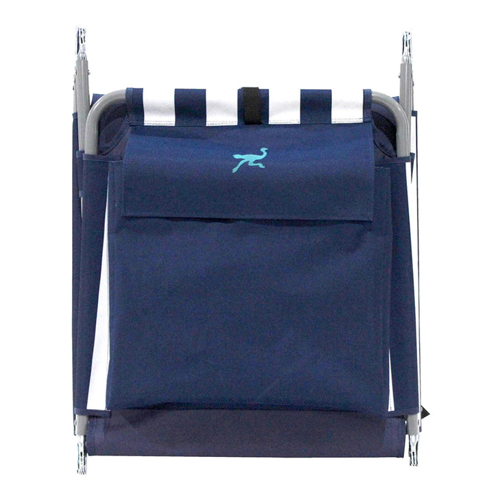 Ostrich Backpack Chaise Lounge, Beach Camping Chair with Storage Bag (Open Box)