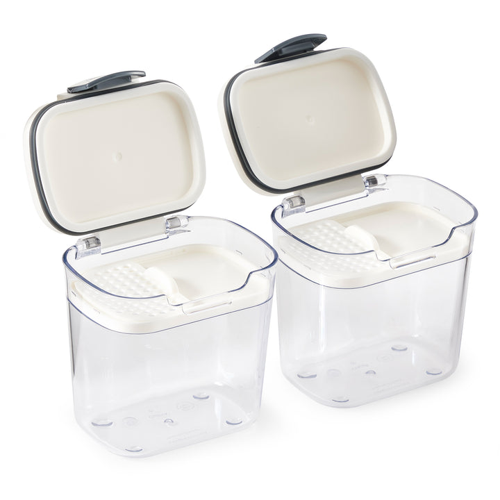 Progressive International Prepworks 6 Piece Food Storage Set, White (Used)