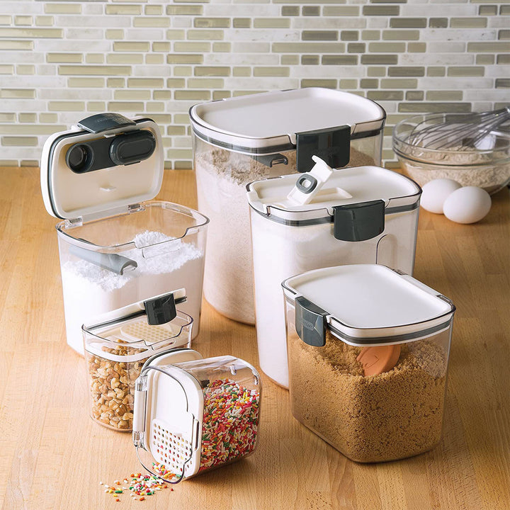 Progressive International Prepworks 6 Piece Food Storage Set, White (Used)