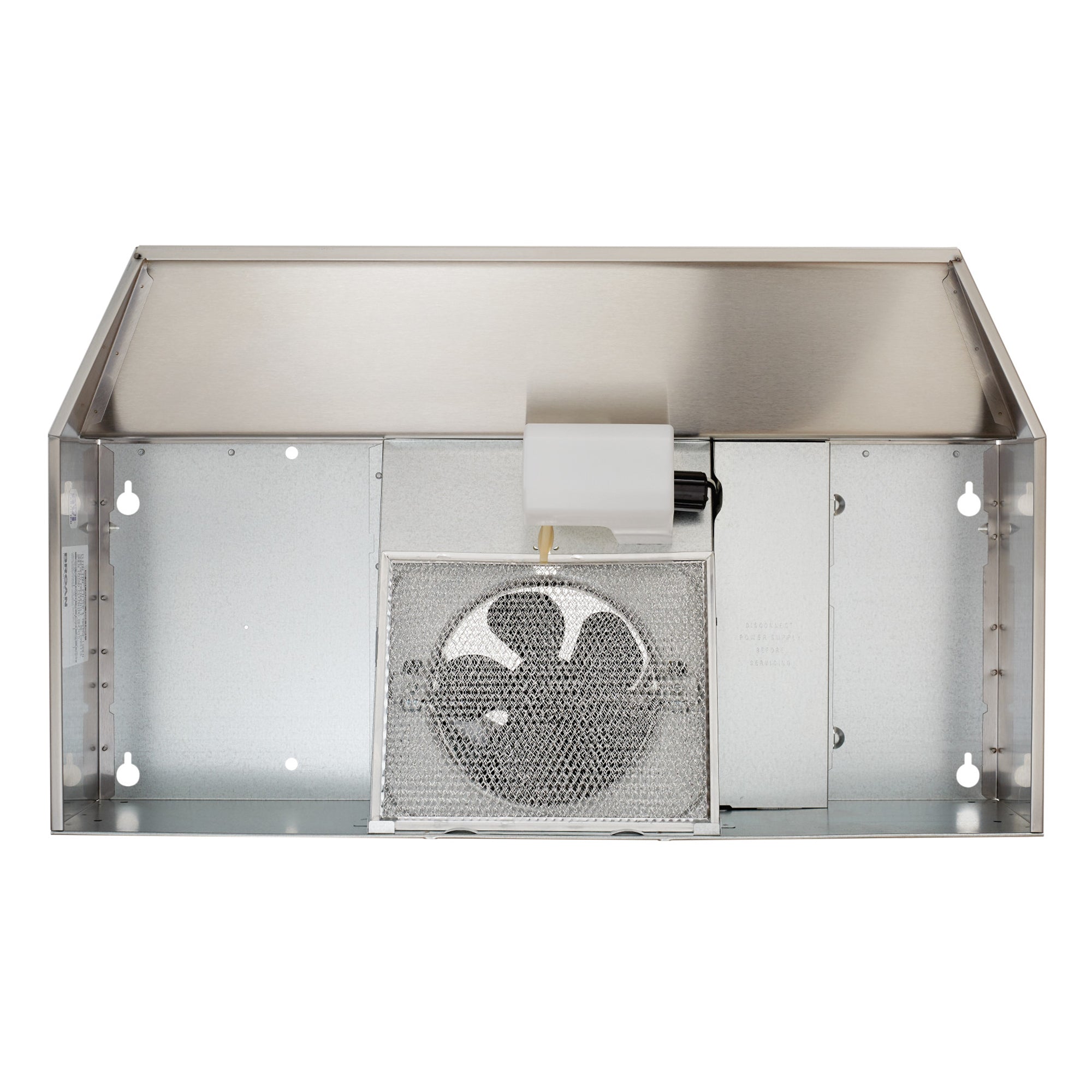 Broan-NuTone 42" Under-Cabinet 2 Speed Exhaust Fan and Light, Stainless Steel