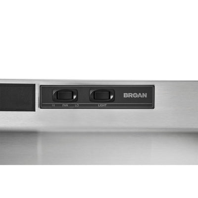 Broan-NuTone 36 Inch Convertible Under Cabinet 4 Way Range Hood, Stainless Steel