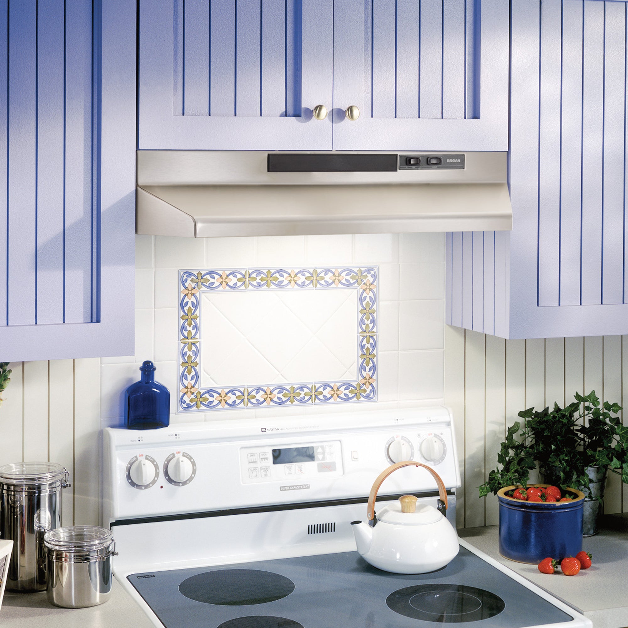 Broan-NuTone 36 Inch Convertible Under Cabinet 4 Way Range Hood, Stainless Steel
