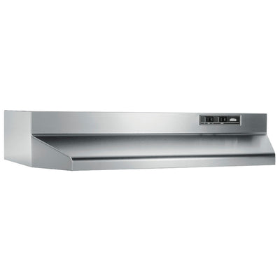 24-In Ducted 2-Speed Under-Cabinet Range Hood, Stainless Steel (Open Box)