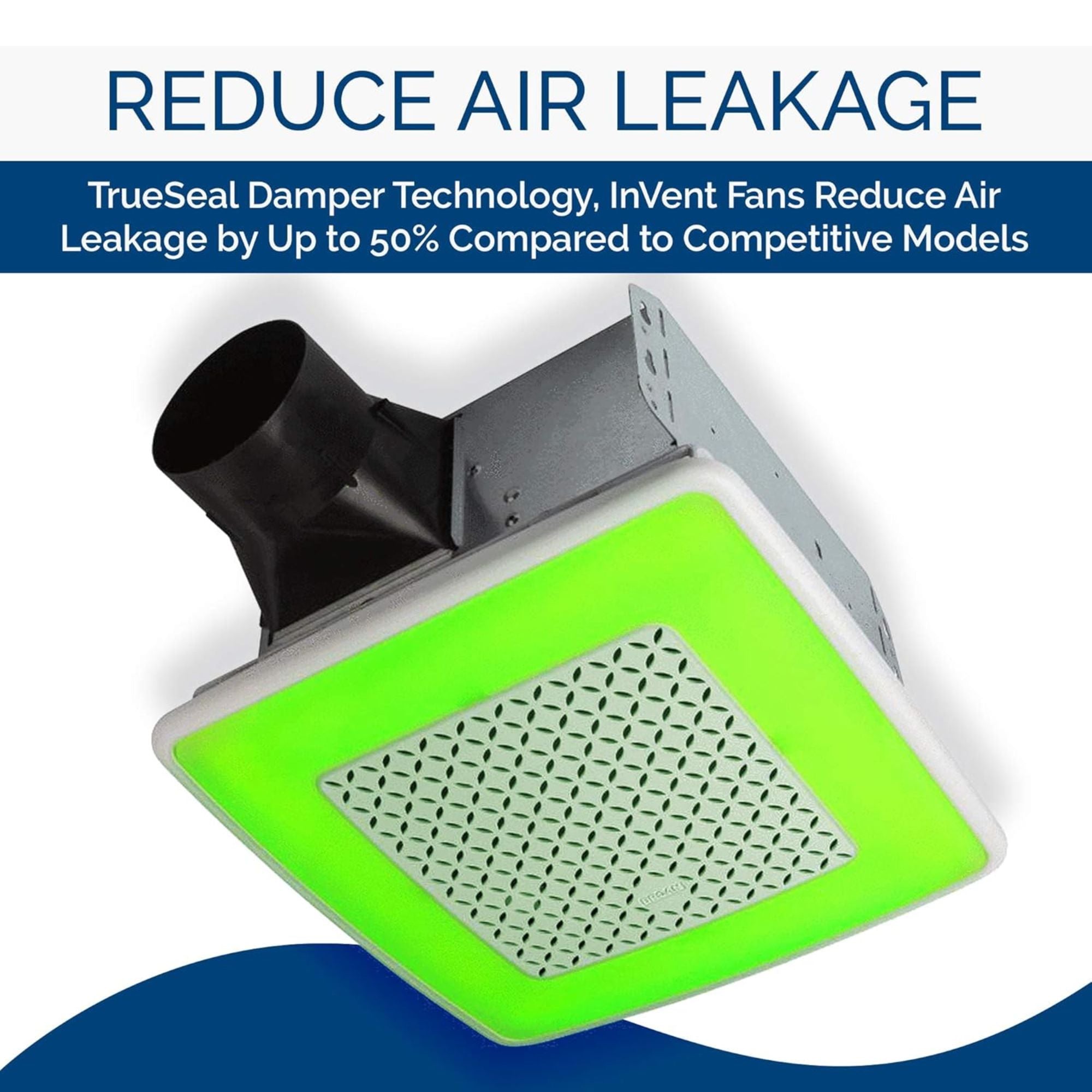 Broan-NuTone ChromaComfort 110 CFM Ventilation Fan with 24 Color Selectable LED