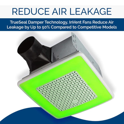Broan-NuTone ChromaComfort 110 CFM Ventilation Fan with 24 Color Selectable LED