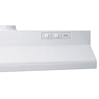 422401 24 Inch Under-Cabinet 2 Speed Exhaust Fan and Light, White (Open Box)