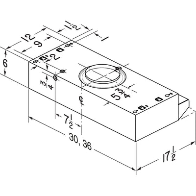 422401 24 Inch Under-Cabinet 2 Speed Exhaust Fan and Light, White (Open Box)