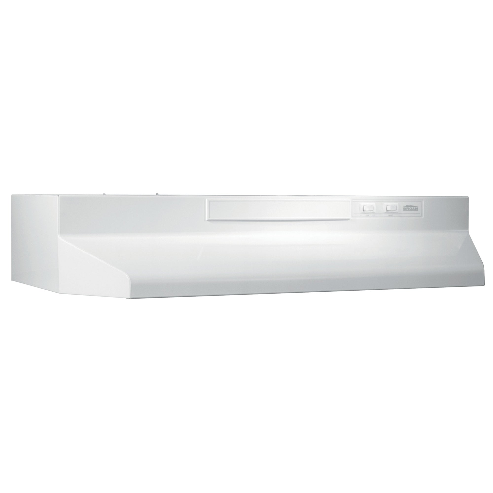 Broan-NuTone 42 Inch Convertible Under Cabinet 4 Way Range Hood w/ Light, White