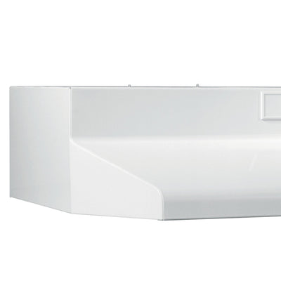 Broan-NuTone 42 Inch Convertible Under Cabinet 4 Way Range Hood w/ Light, White