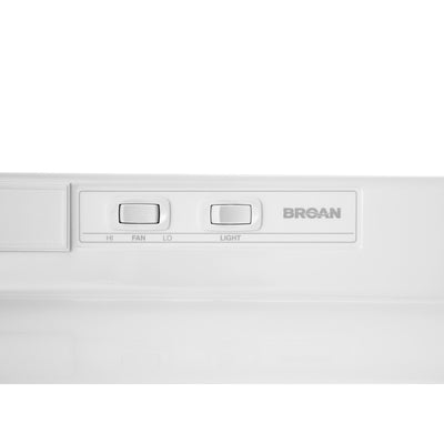 Broan-NuTone 42" Under Cabinet Range Hood Insert with Light, White (Open Box)