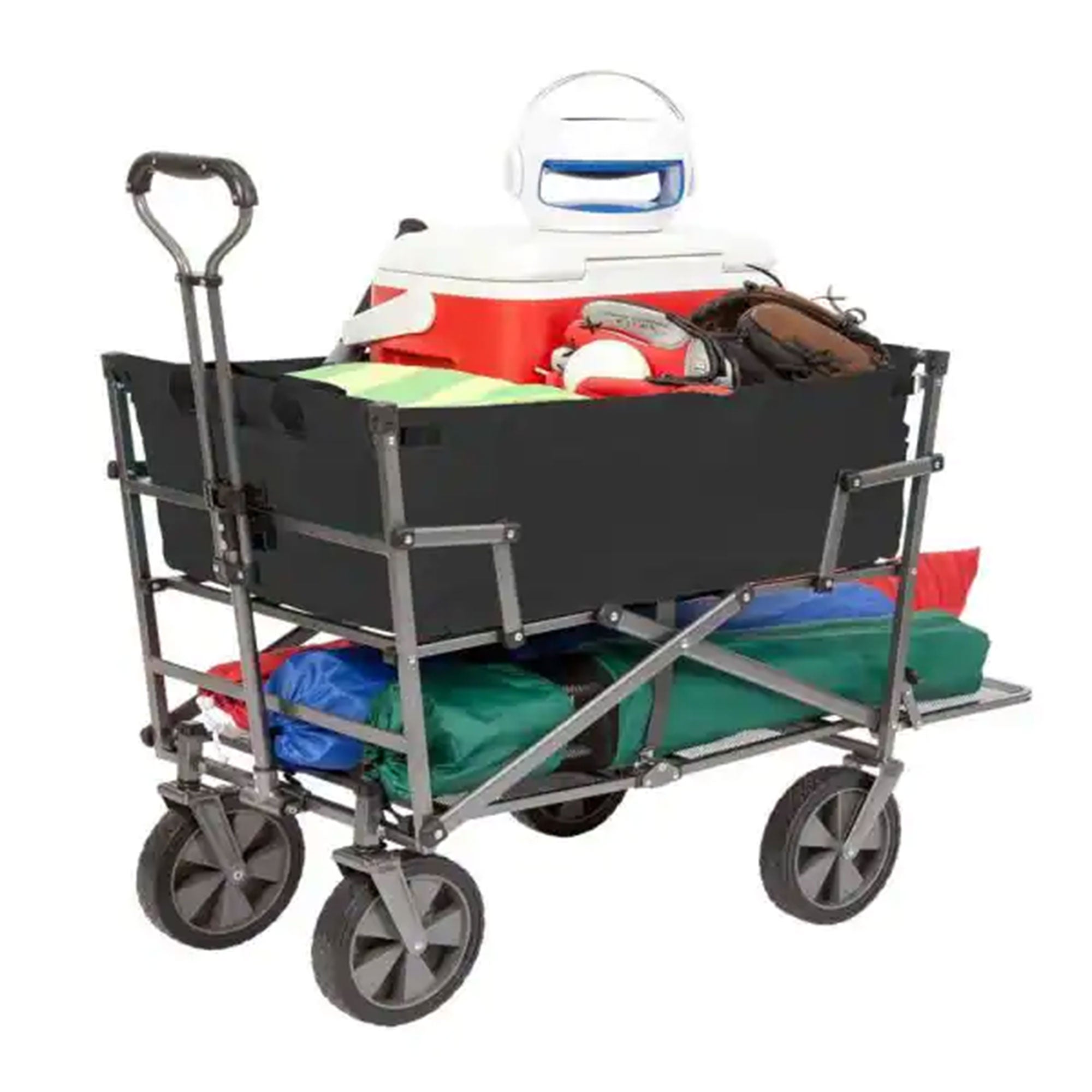 Mac Sports Collapsible Folding Frame Outdoor Utility Wagon Cart (Open Box)