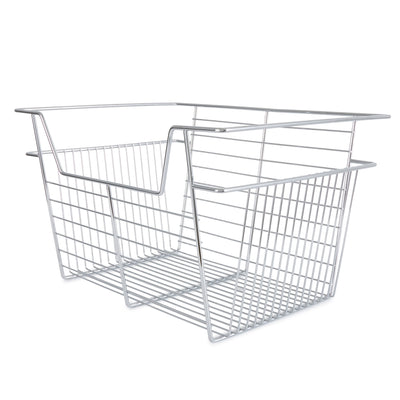 Rev-A-Shelf Sidelines CBSL-181410CR-3 18" Chrome Pullout Closet Storage Basket - VMInnovations