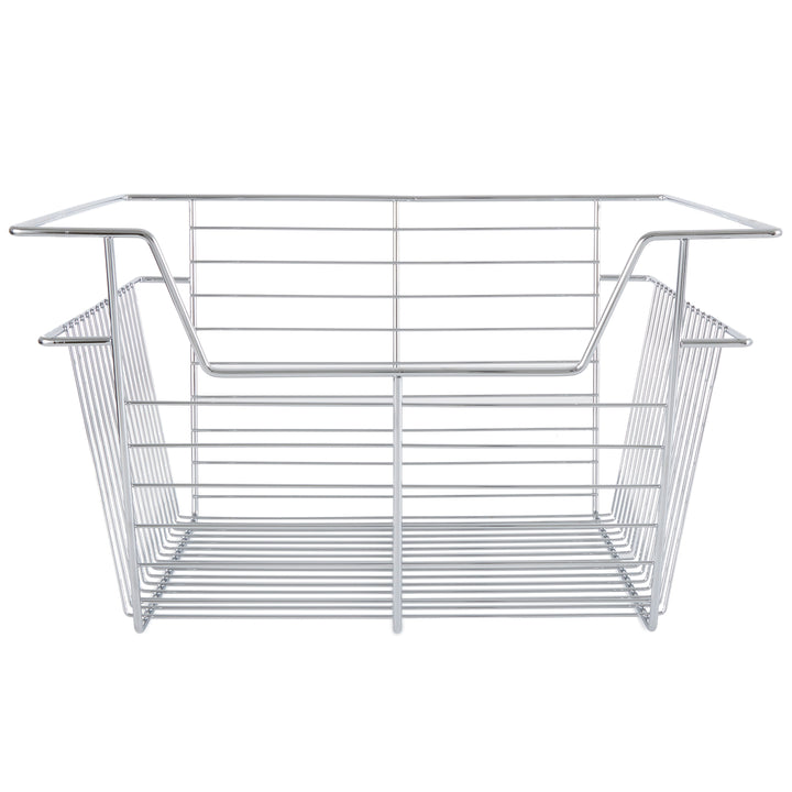 Rev-A-Shelf Sidelines CBSL-181410CR-3 18" Chrome Pullout Closet Storage Basket