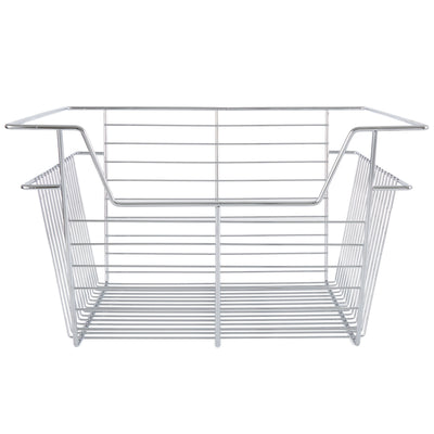 Rev-A-Shelf Sidelines CBSL-181410CR-3 18" Chrome Pullout Closet Basket (3 Pack) - VMInnovations