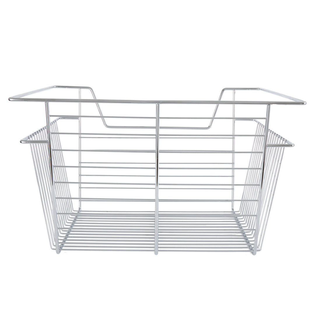 Rev-A-Shelf Sidelines CBSL-181410CR-3 18" Chrome Pullout Closet Storage Basket