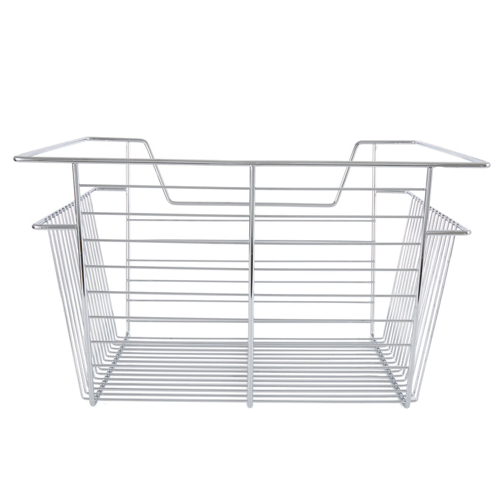 Rev-A-Shelf Sidelines CBSL-181410CR-3 18" Chrome Pullout Closet Storage Basket