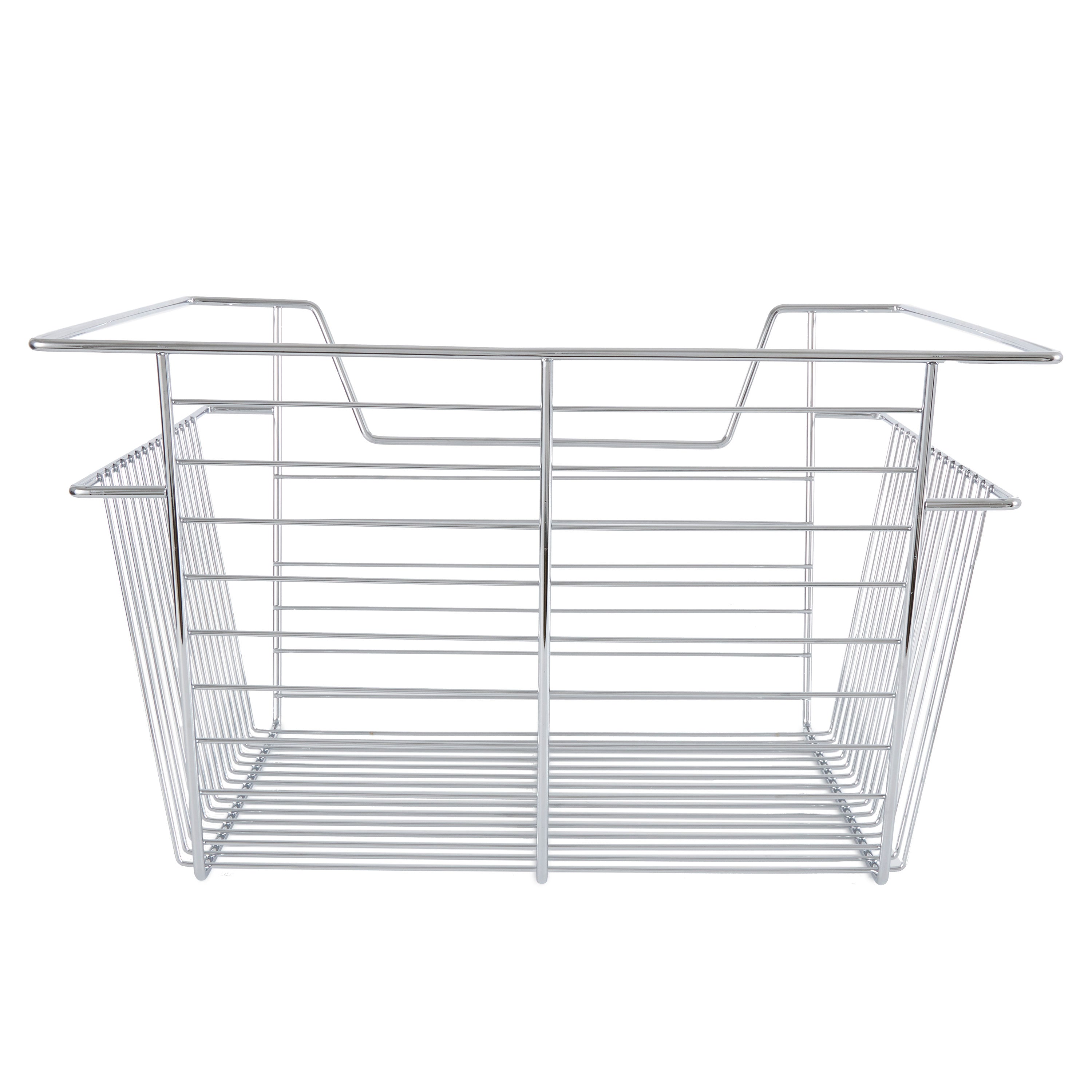 Rev-A-Shelf Sidelines CBSL-181410CR-3 18" Chrome Pullout Closet Storage Basket - VMInnovations