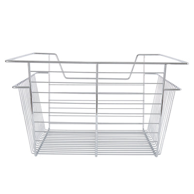 Rev-A-Shelf Sidelines CBSL-181410CR-3 18" Chrome Pullout Closet Storage Basket - VMInnovations