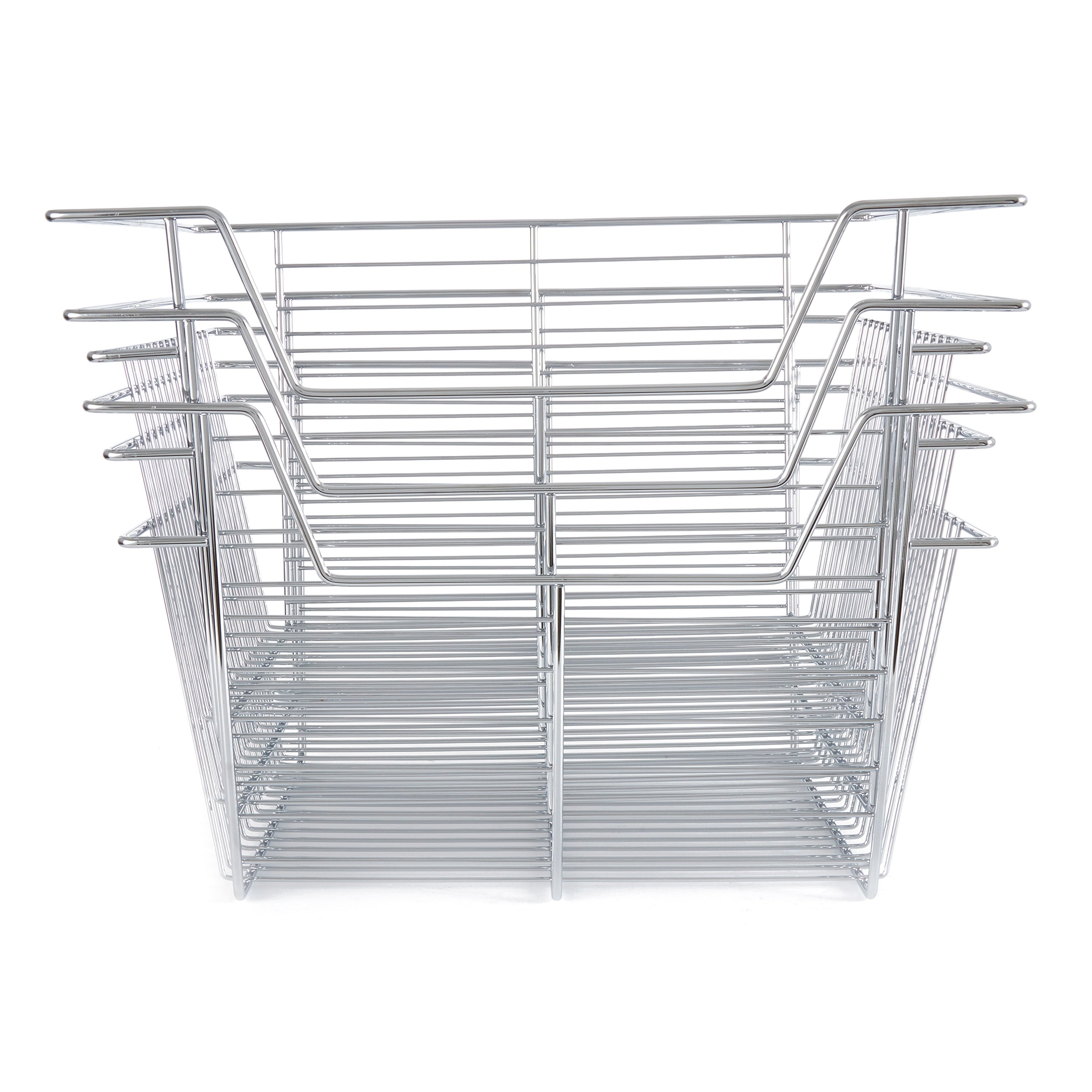 Rev-A-Shelf Sidelines CBSL-181410CR-3 18" Chrome Pullout Closet Basket (3 Pack) - VMInnovations