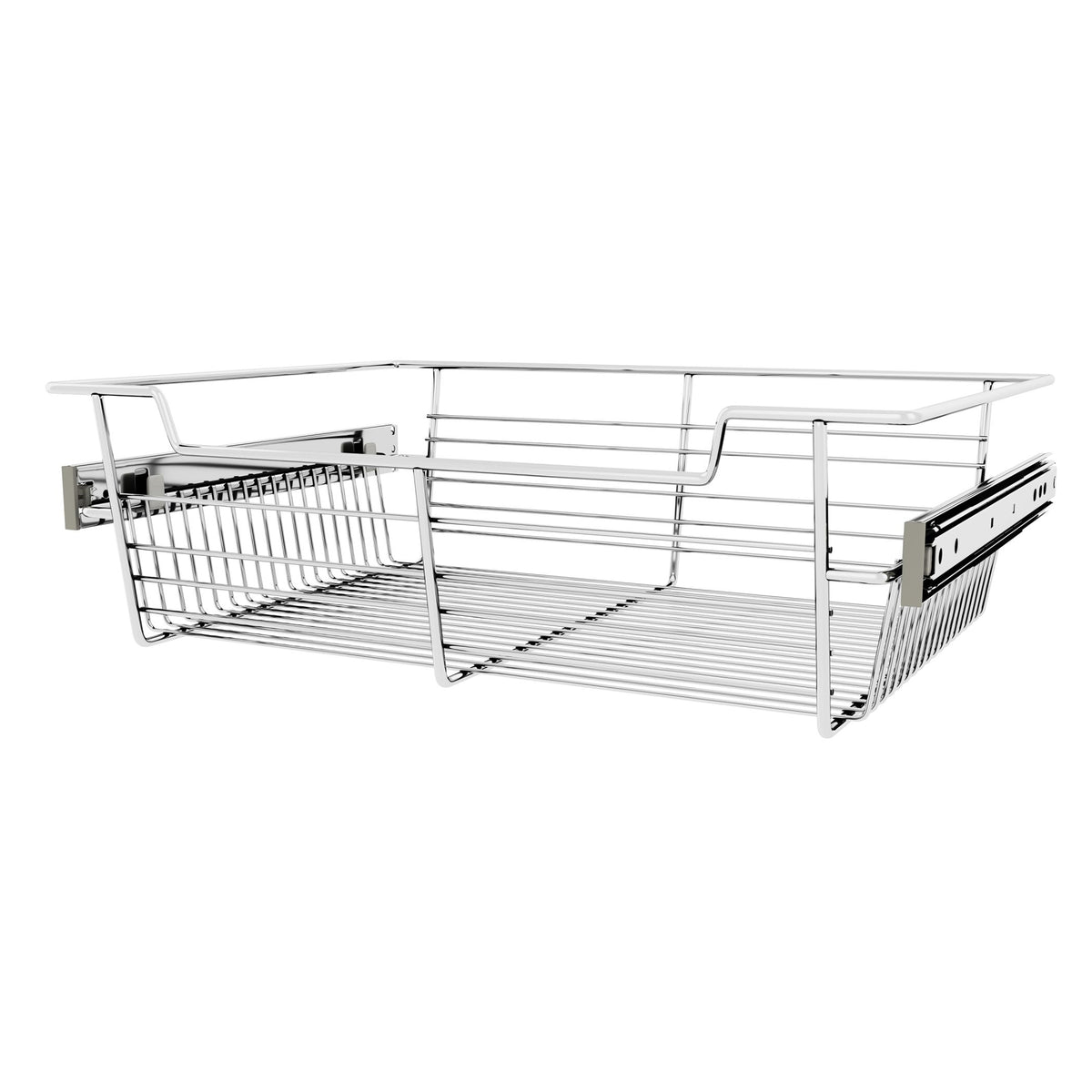 Rev-A-Shelf Sidelines CBSL-181405CR-3 18 In Chrome Pullout Closet Storage Basket