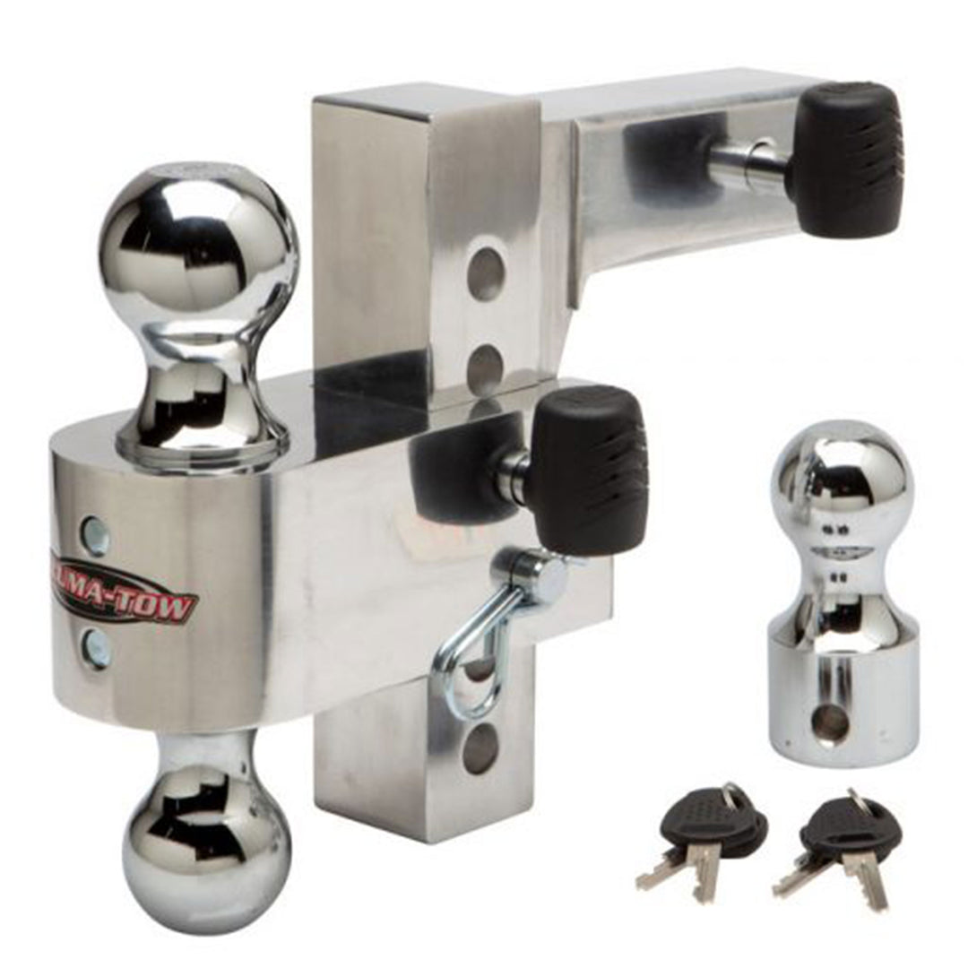 Uriah AlumaTow Adjustable Aluminum Trailer Hitch 6" Drop (Refurbished)