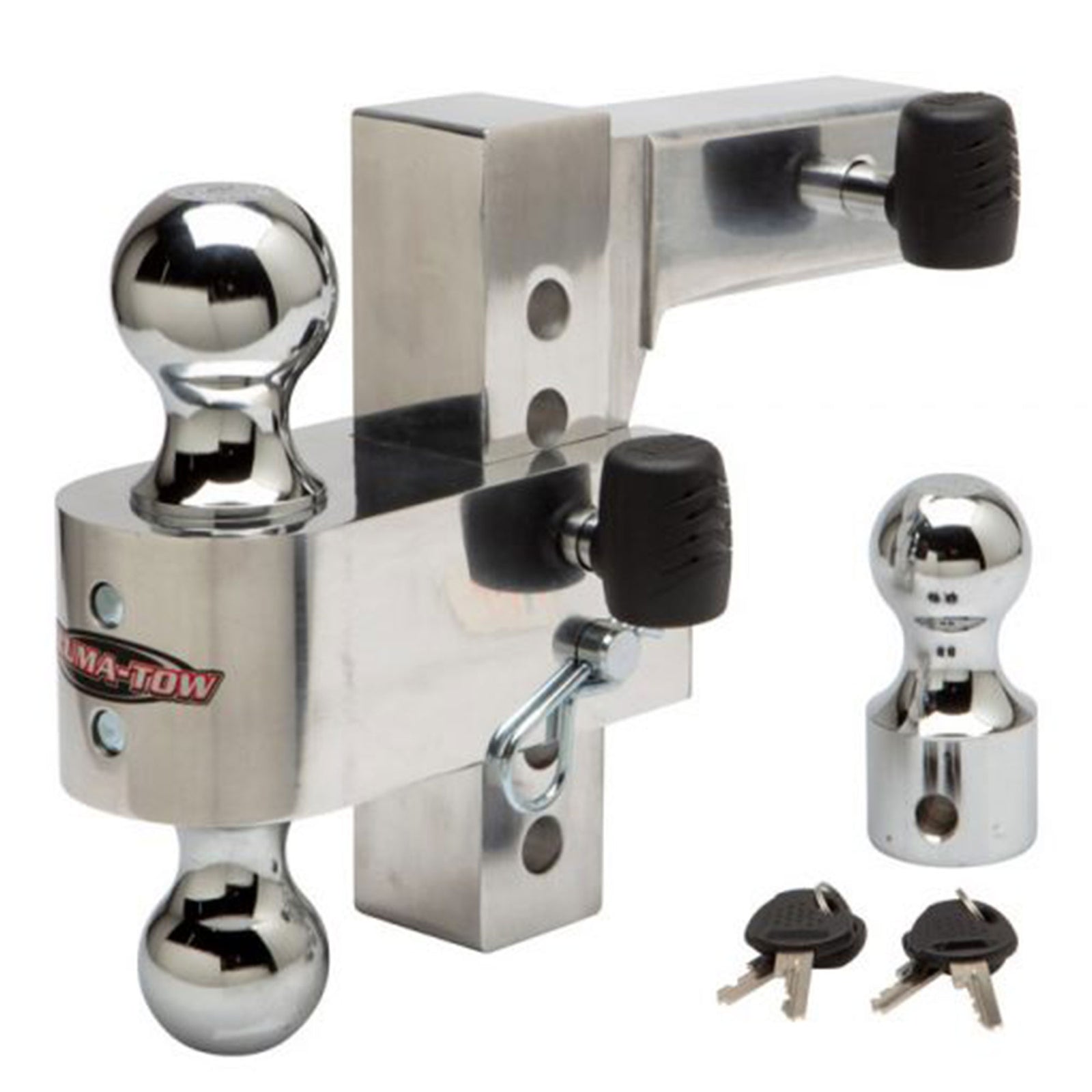 Uriah AlumaTow Adjustable Aluminum Trailer Hitch 6" Drop (Refurbished) - VMInnovations