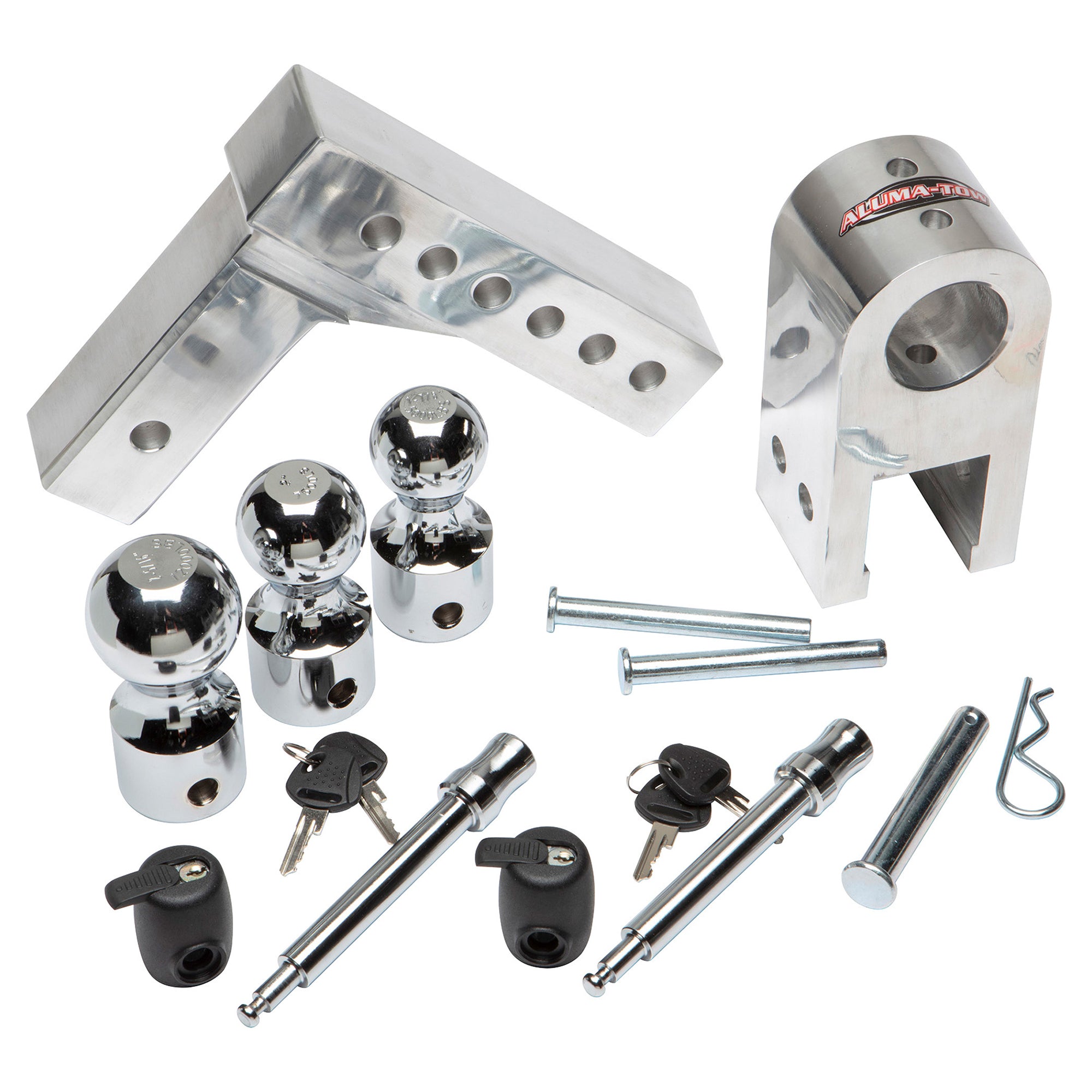Uriah AlumaTow Adjustable Aluminum Trailer Hitch 6" Drop (Refurbished) - VMInnovations