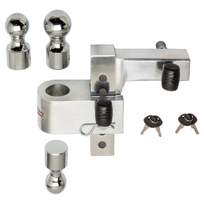 Uriah AlumaTow Adjustable Aluminum Trailer Hitch 6" Drop (Refurbished) - VMInnovations