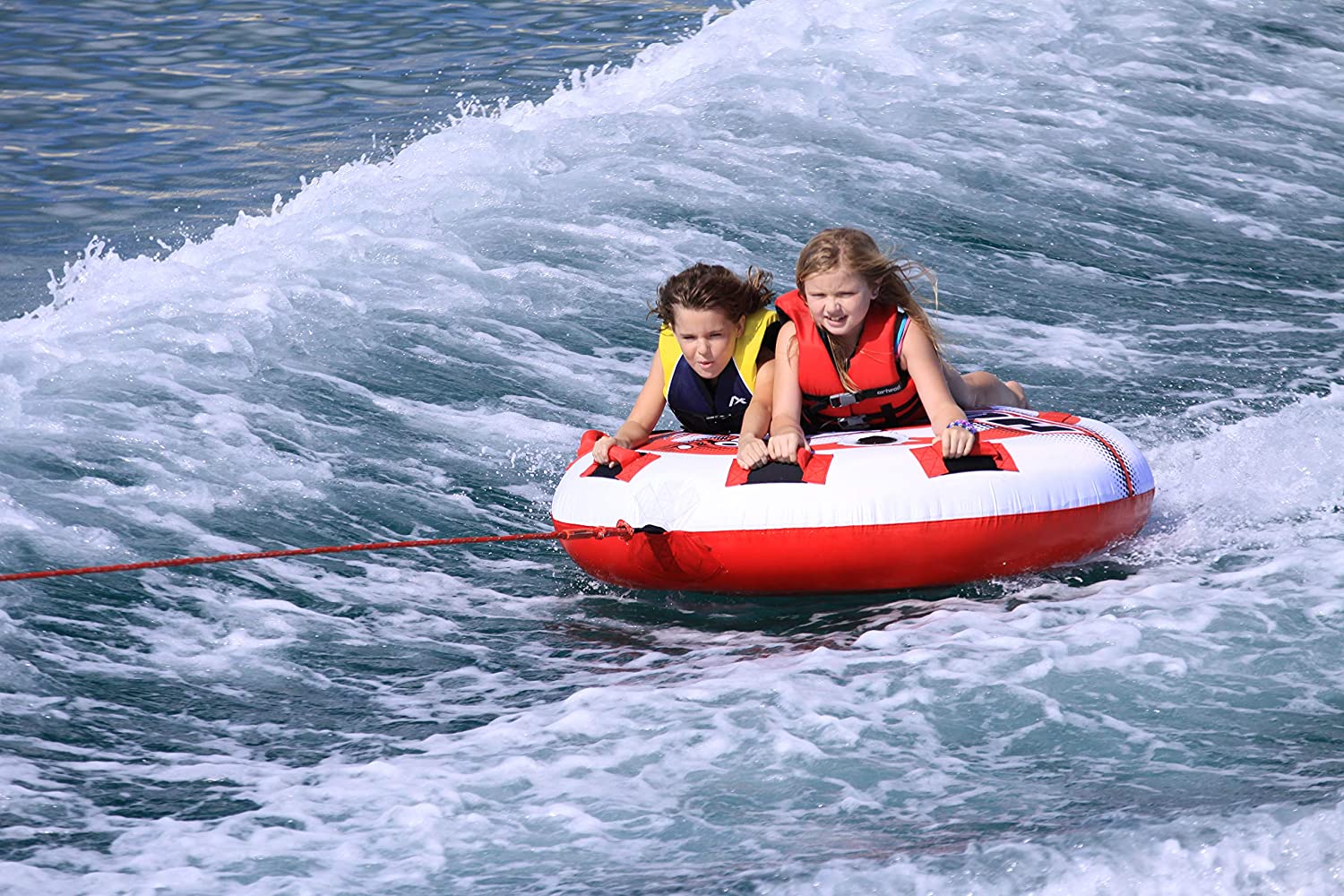 Airhead Hot Shot 2 Inflatable Round Deck Single Rider Towable Tube (Used) - VMInnovations
