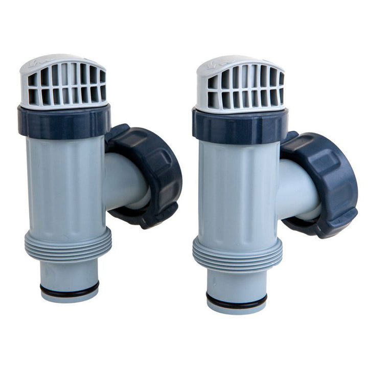 Sand Filter Pump w/ Timer Bundled w/ Plunger Valves Gaskets & Nuts (2 Pack)