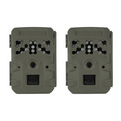 Moultrie Infrared Flash Mobile Phone Trail Game Hunting Camera, Green (2 Pack)