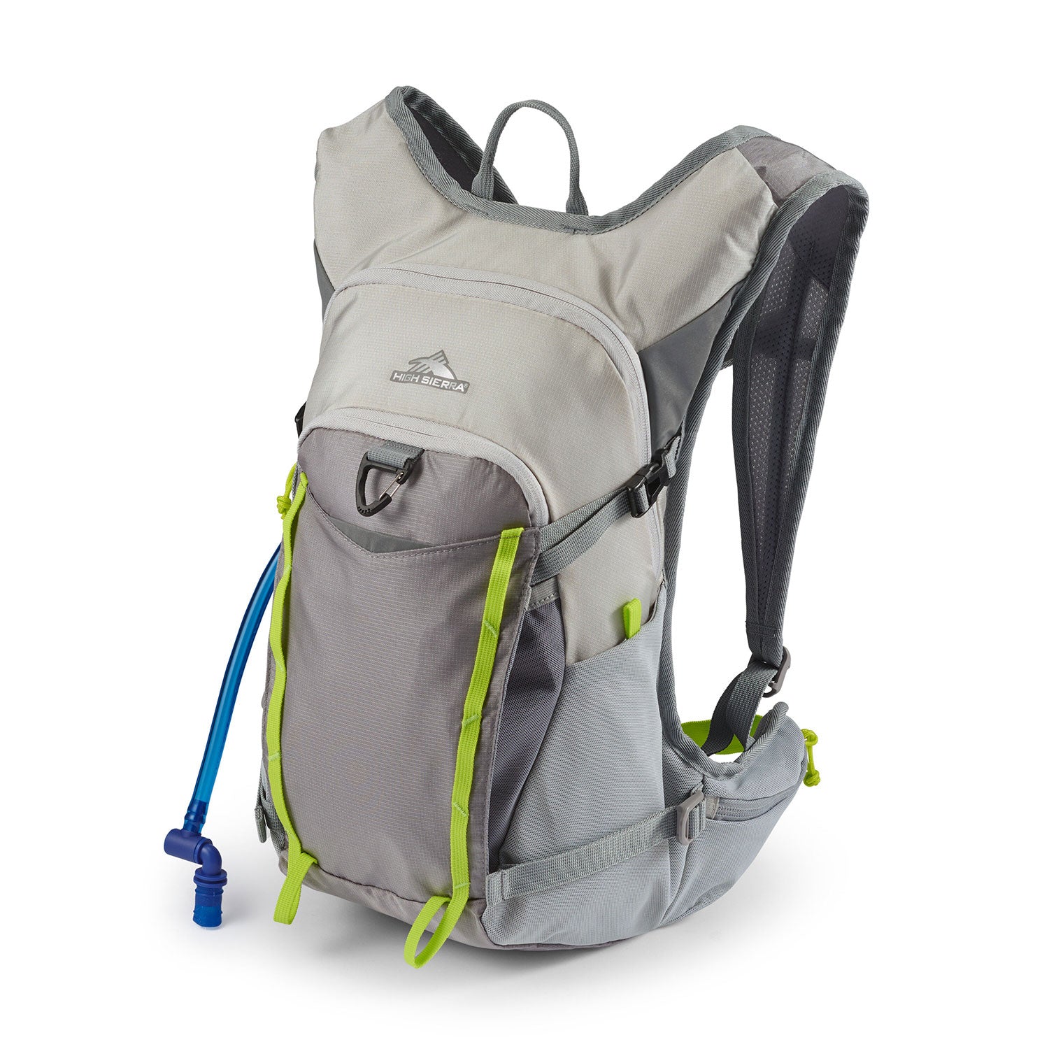 High Sierra Hydrahike 2.0 16L Water Backpack for Hiking, Gray & Green (Used)