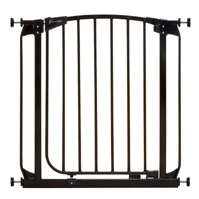 Dreambaby Chelsea 28 to 32 Inch Auto-Close Baby Pet Safety Gate Black (Open Box)