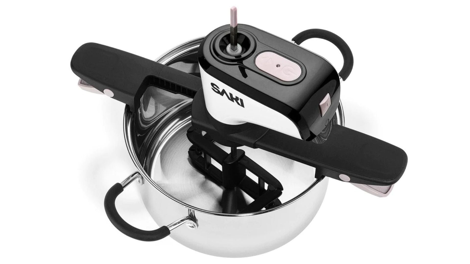 Saki Adjustable Speed Automatic Electric Cordless Hands Free Cooking Pot Stirrer - VMInnovations
