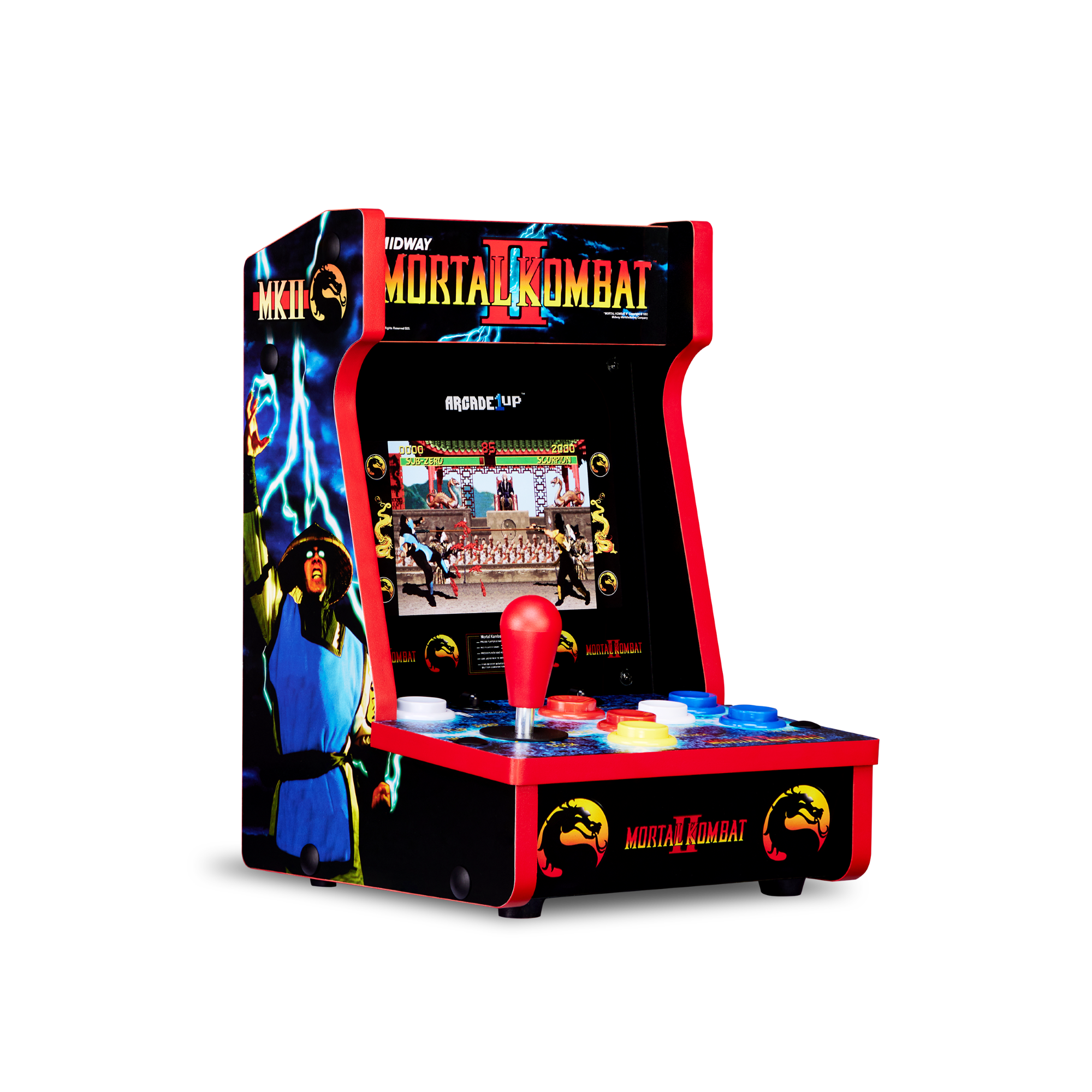 Arcade1Up Mortal Kombat II Countercade Countertop Arcade Machine with 3 Games
