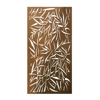 Stratco 6x3 Ft Privacy Screen Wall Art Panel, Jungle Design, Set of 2 (Damaged)
