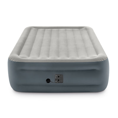 Intex 64125EP Dura-Beam Plus Essential Rest Inflatable Bed Air Mattress, Queen - VMInnovations