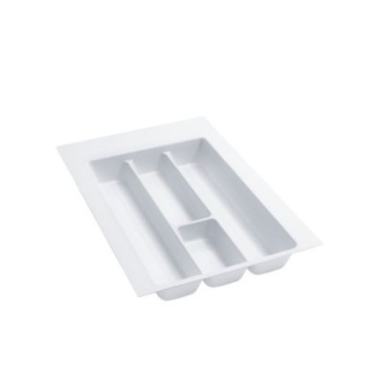 Rev-A-Shelf GUT-15W-52 Plastic Compartment Utility Tray Insert Organizer, White
