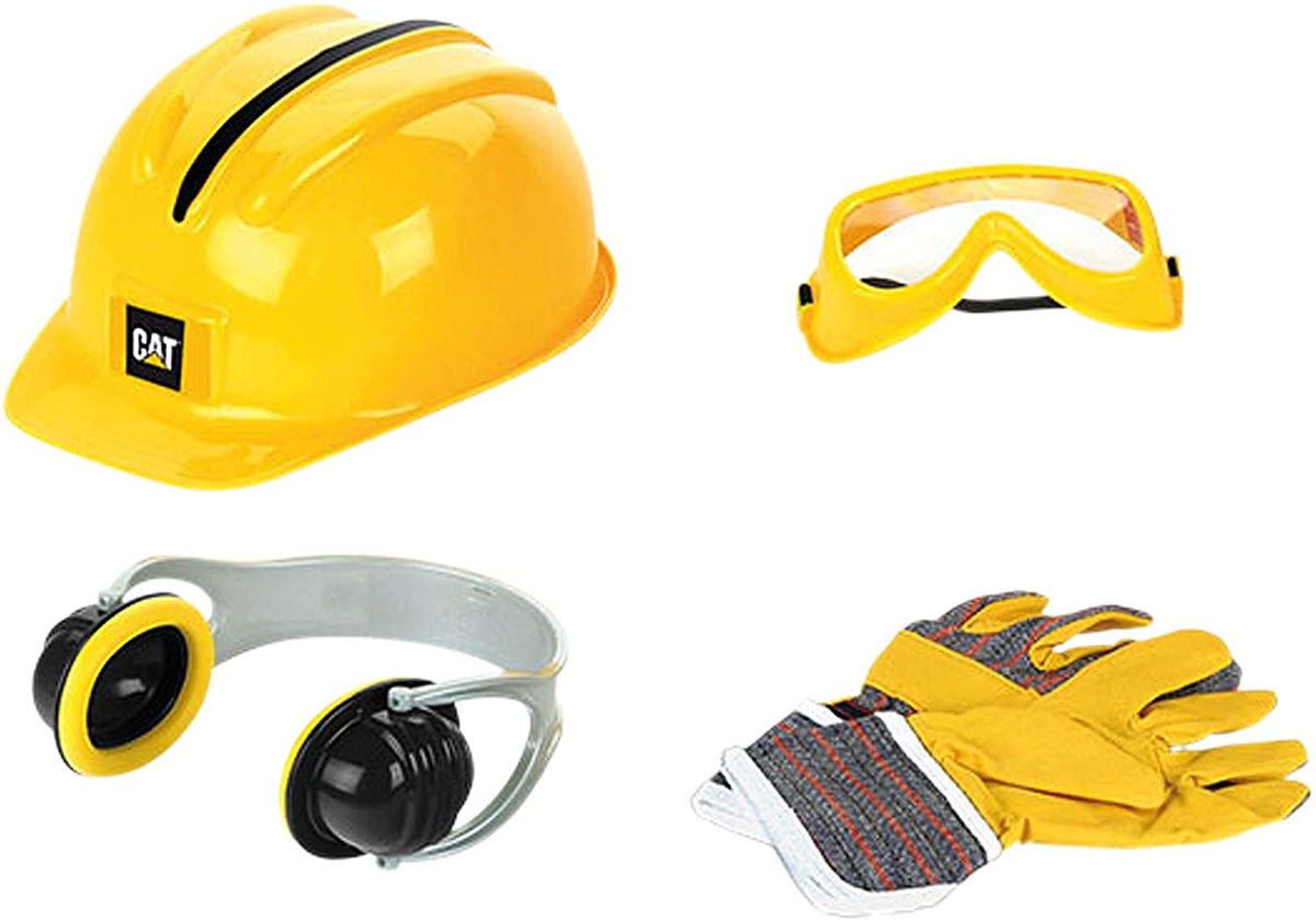 Theo Klein Caterpillar Construction Worker Costume Vest Set for Ages 3 and Up