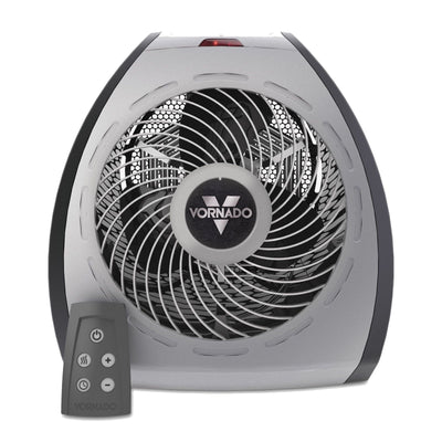 Vornado Whole Room Vortex Space Heater with Remote, Gray TVH500 (Damaged)