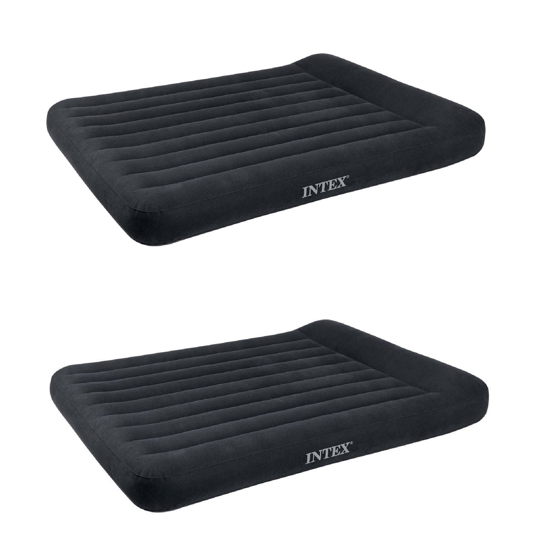 Intex Classic Queen Airbed with Built-In Pump & A Full Air Mattress Bed - VMInnovations