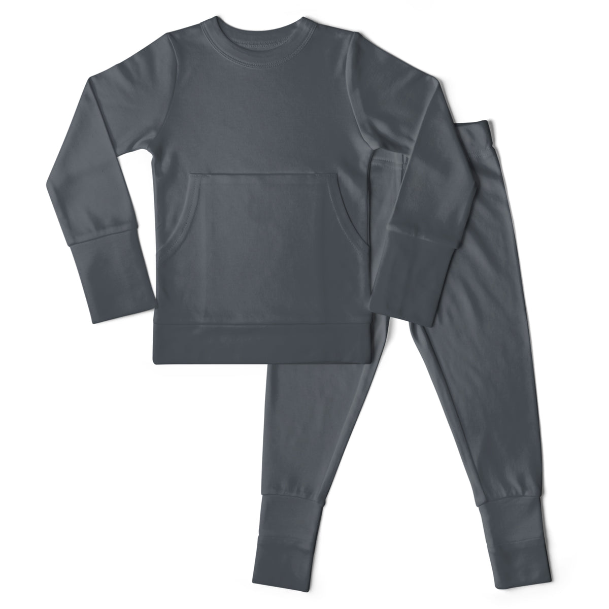 Goumikids Unisex Toddler Loungewear Organic Sleeper Pajama Set, 2T Midnight - VMInnovations