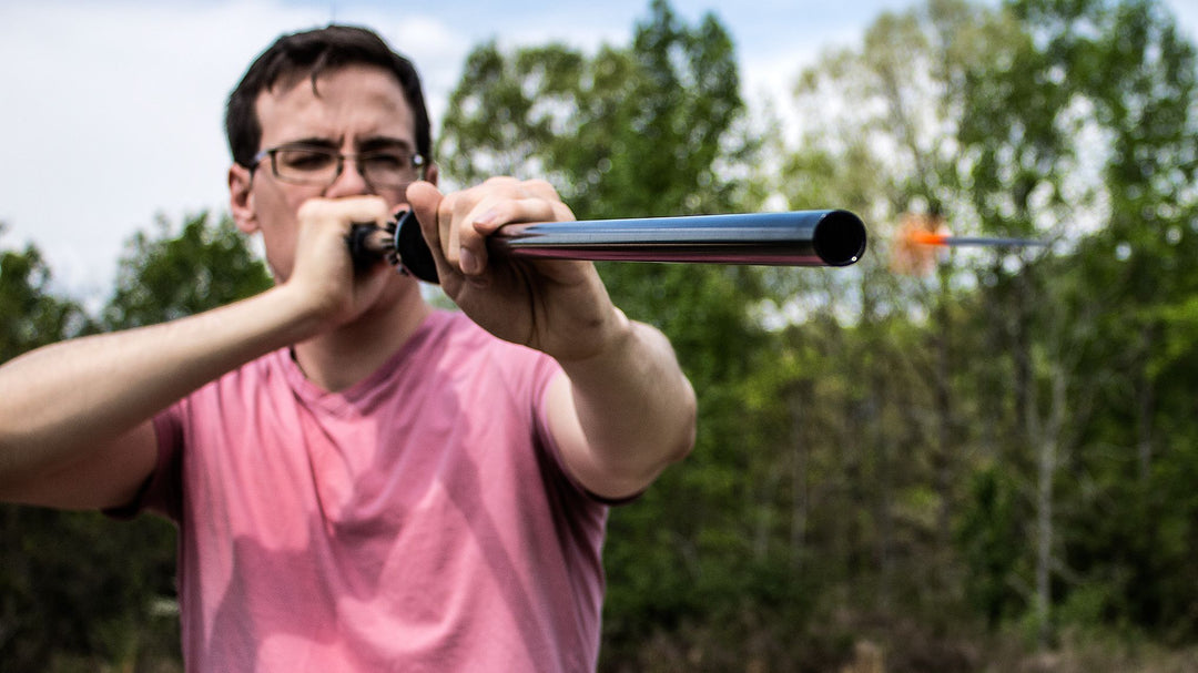 Cold Steel B6254PZ 4-Foot 0.625 Professional Aluminum Blowgun 36 Darts, Black - VMInnovations