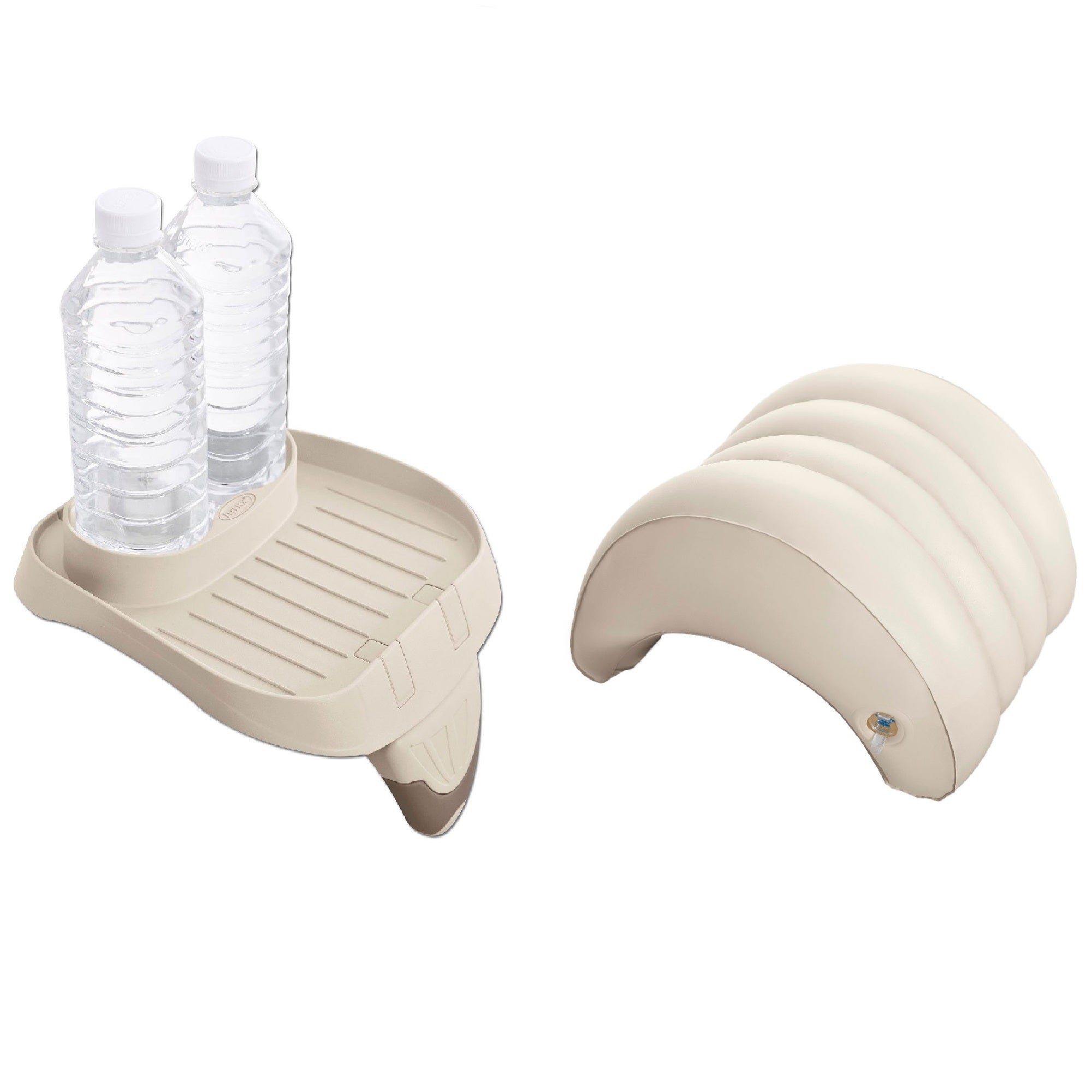 Intex Attachable Cup Holder & Refreshment Tray & Inflatable Headrest