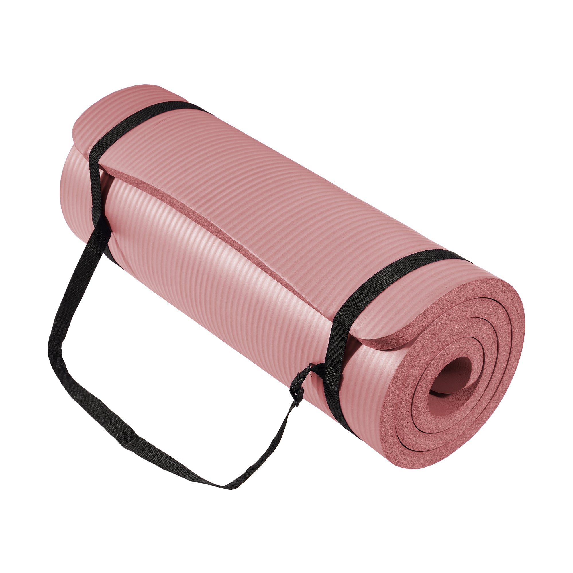 BalanceFrom Yoga Mat, 1-Inch Extra Thick Exercise Pilates Workout Mat (Open Box)