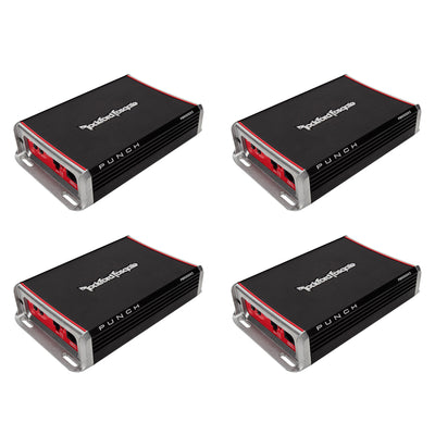 Rockford Fosgate PBR300X2 300 W 2-Channel Amp for Compact Sub Systems (4 Pack)