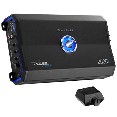 Planet Audio 2000W Class A/B Mono Car Audio Stereo Amplifier PL2000.1M (4 Pack)