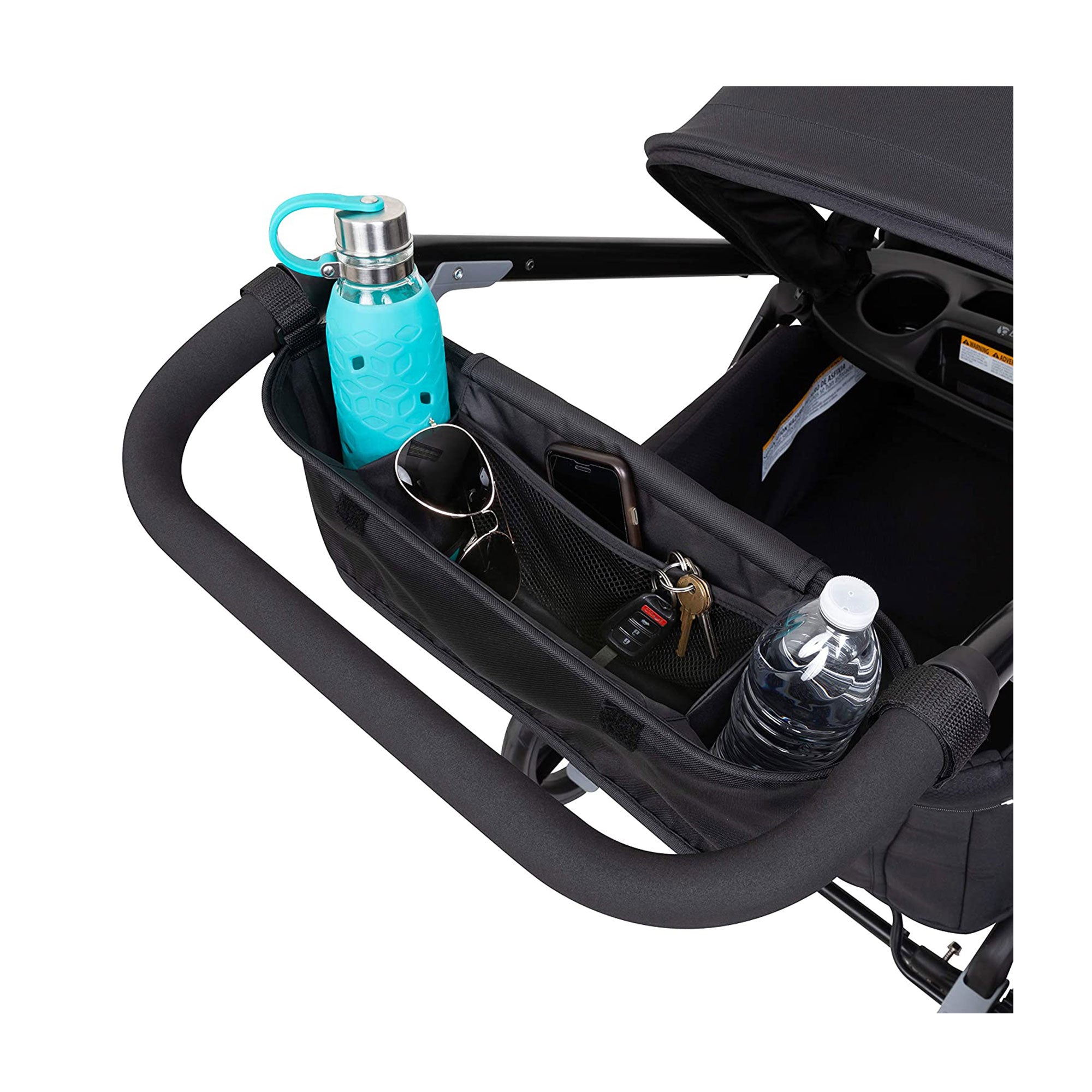 Baby Trend Expedition Push or Pull Stroller Wagon Plus w/ Canopy, Blue (Used) - VMInnovations
